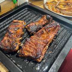 Una foto de Ribs de cerdo a la salsa Barbacoa