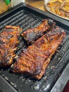 Una foto de Ribs de cerdo a la salsa Barbacoa