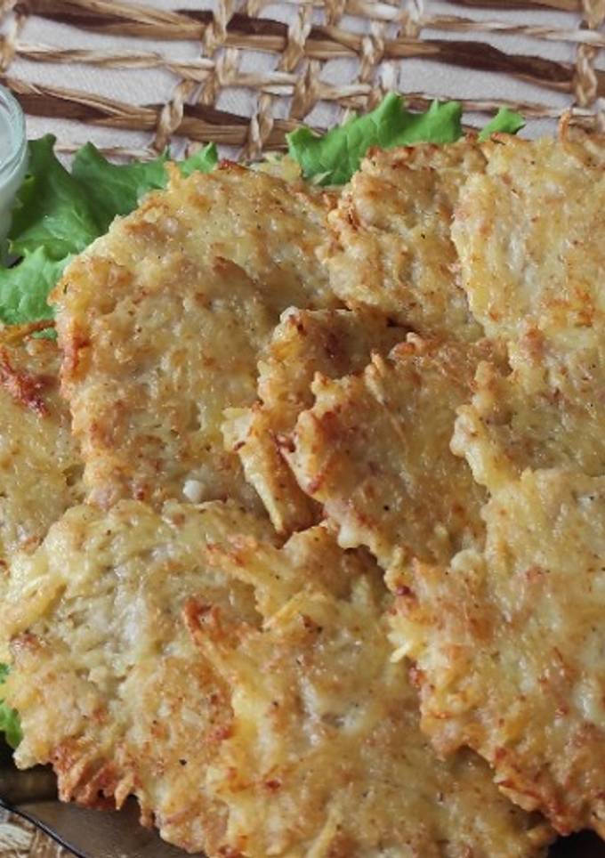 Драники с мясом