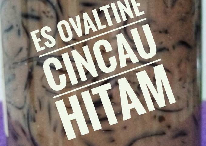 Resep Es Ovaltine Cincau Hitam oleh Nafa's kitchen - Cookpad