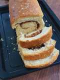 Roti eggless dari oatmeal instant (diet bread)