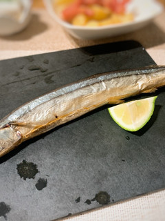 燒烤秋刀魚 的食譜成品照片