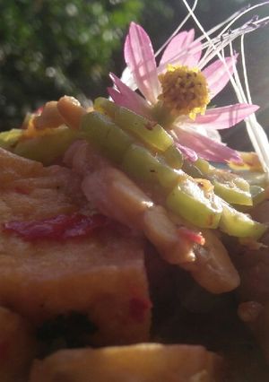 Foto resep Pare oseng tahu