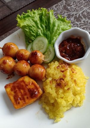 Foto resep Bakso Tempe bakar, low calorie !