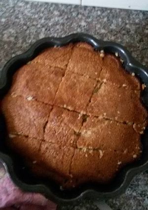 صورة لوصفة كيكة عاديه