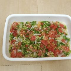 A picture of Fresh salsa(pico de gallo).