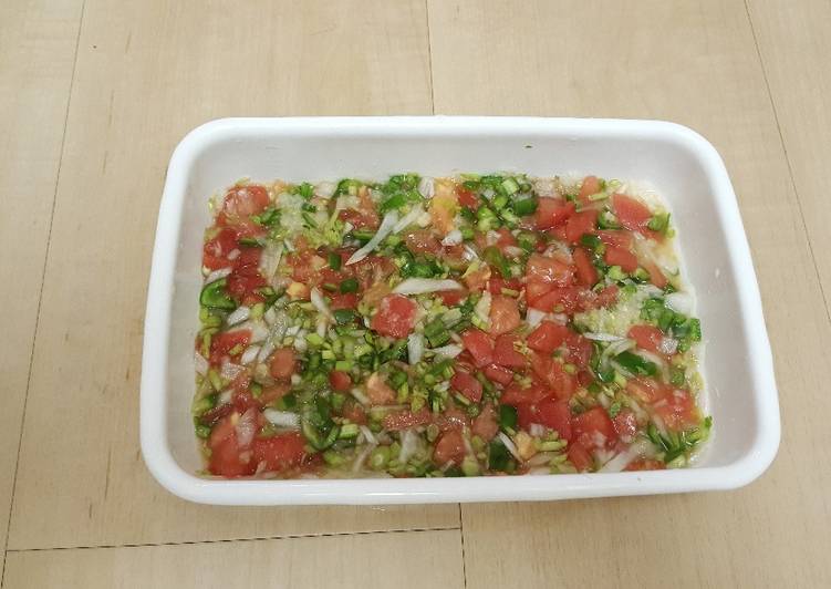 Simple Way to Make Yummy Fresh salsa(pico de gallo)