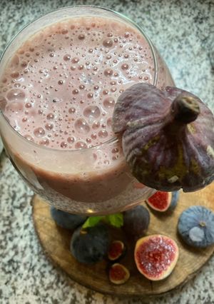 Une photo de 🎨🍂Smoothie figues 🍁🍹