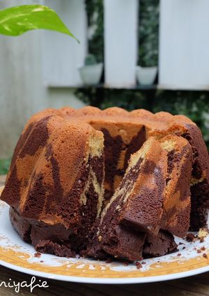 Foto resep Chocolate marble pound cake