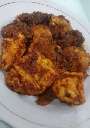 Foto resep Bali daging tahu telor