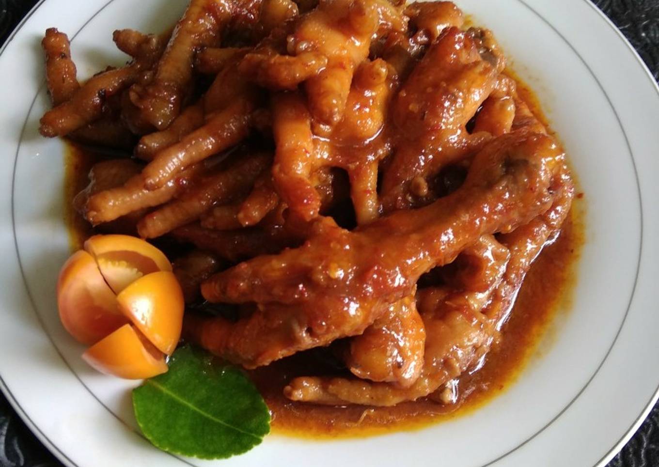 ☀️Ceker pedas asam manis☀️
