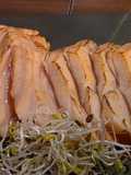 Salmão selado ao estilo tataki