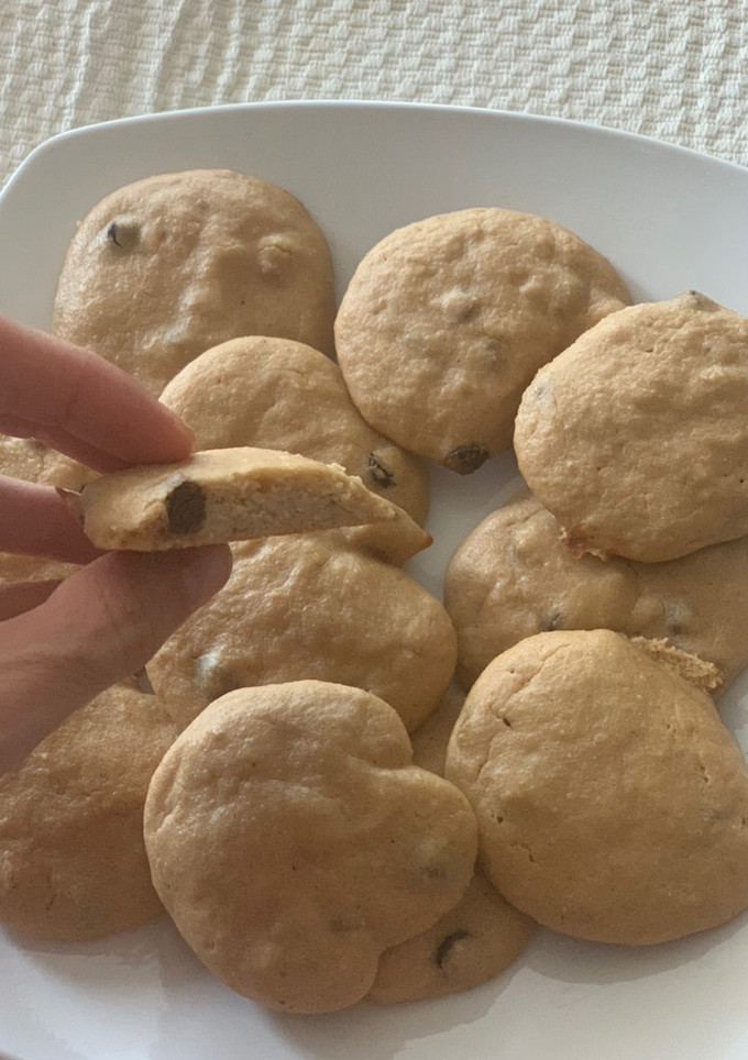 Una foto de Galletas chocolate chips healthy. Sin azúcar ni harinas
