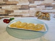 Una foto de pastel de castaña