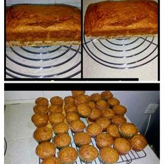 A picture of Carrot cup cakes(Whole wheat).