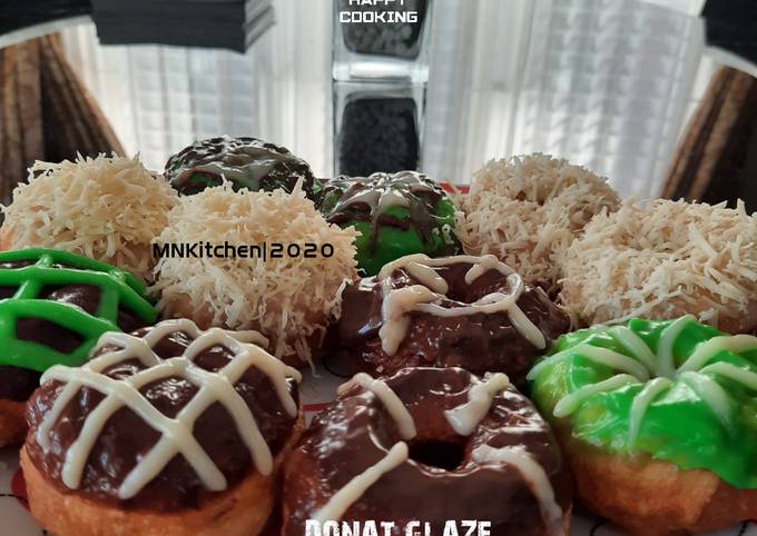 Donat Glaze Coklat(metode autolyse)