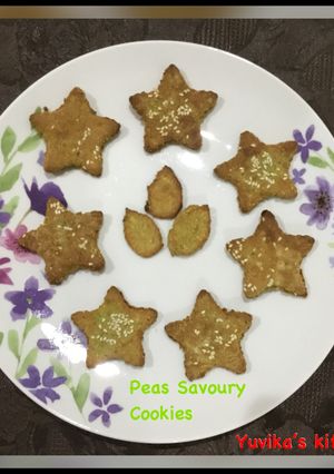 A picture of Peas SAVOURY BISCUITS.