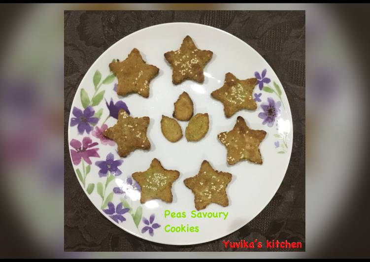 How to Make Homemade Peas SAVOURY BISCUITS