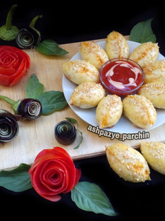 عکسی از دستور لقمه بادمجان با فر دستساز 🌸