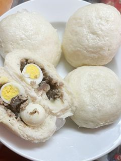 Hình của món Bánh bao nhân thịt bằm.