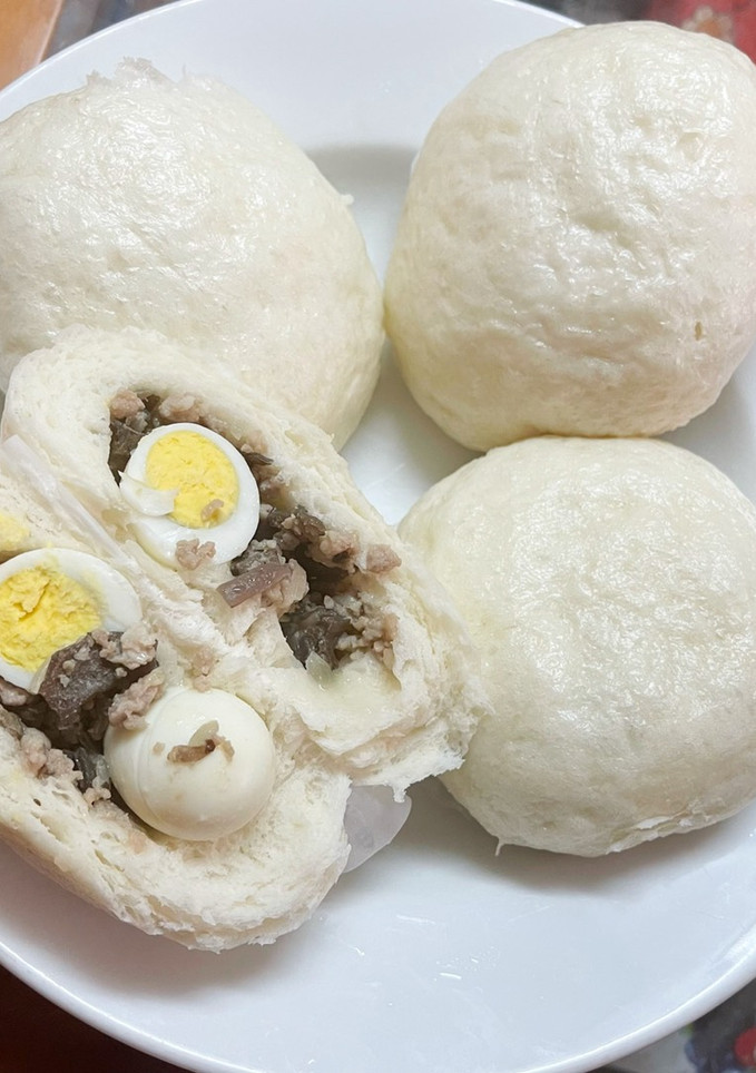 Hình của món Bánh bao nhân thịt bằm.