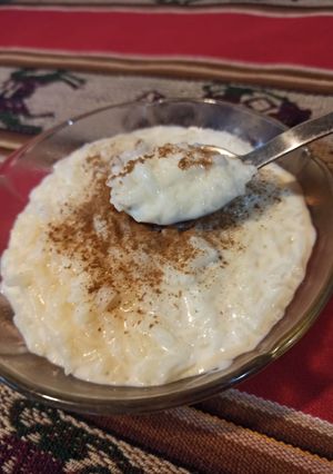 Una foto de Arroz con leche fácil fácil