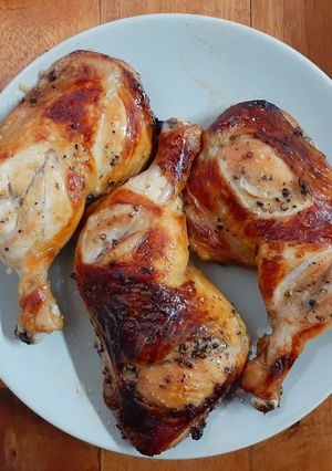 รูปของ ไก่อบรบโควิด-19