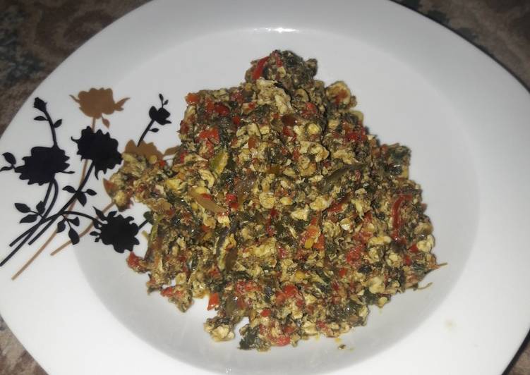 Recipe: Yummy Moringa egg sauce This is A Recipe That Has Been Tested  From Homemade !!