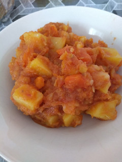 Una foto de Pisto de patata
