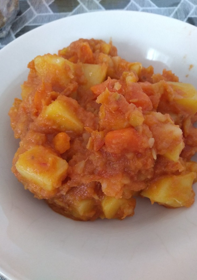 Una foto de Pisto de patata