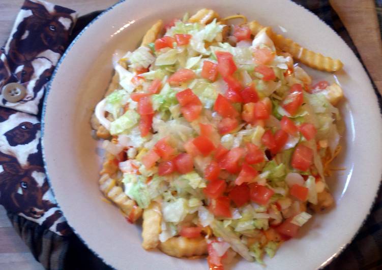 Recipe of Super Quick Homemade Buffalo French Fry Salad