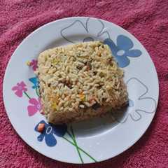 Una foto de Arroz con riñón de res