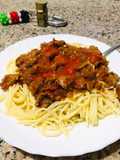 Spaghetti na tunyama tutamu