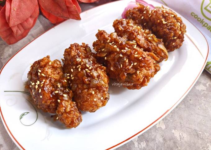 Sayap Ayam Goreng Teriyaki