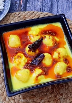 A picture of Bihari Style Kadi Badi.