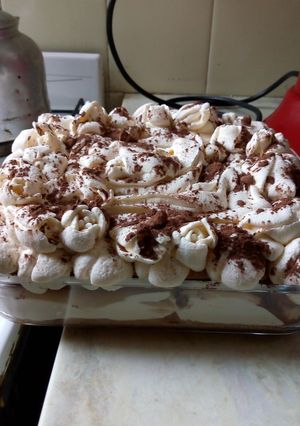 Una foto de Mi creación,!!!! tiramisú!!
