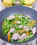 Thịt Heo Xào Đậu Que