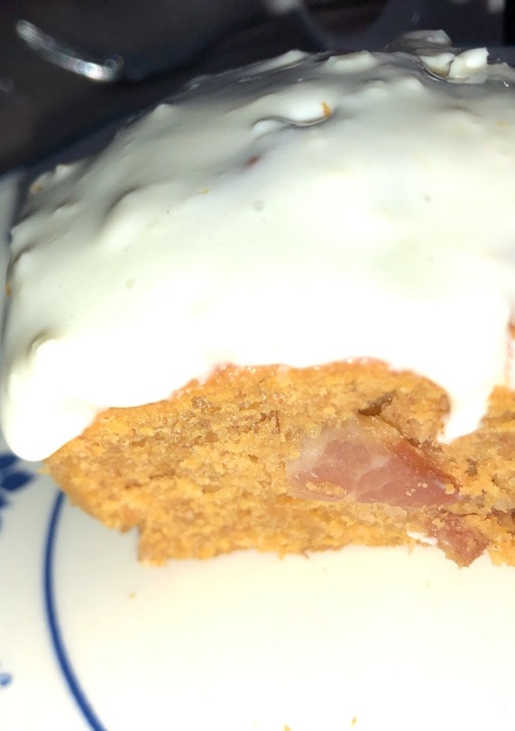 Una foto de Cupcakes de boniato, queso y bacon