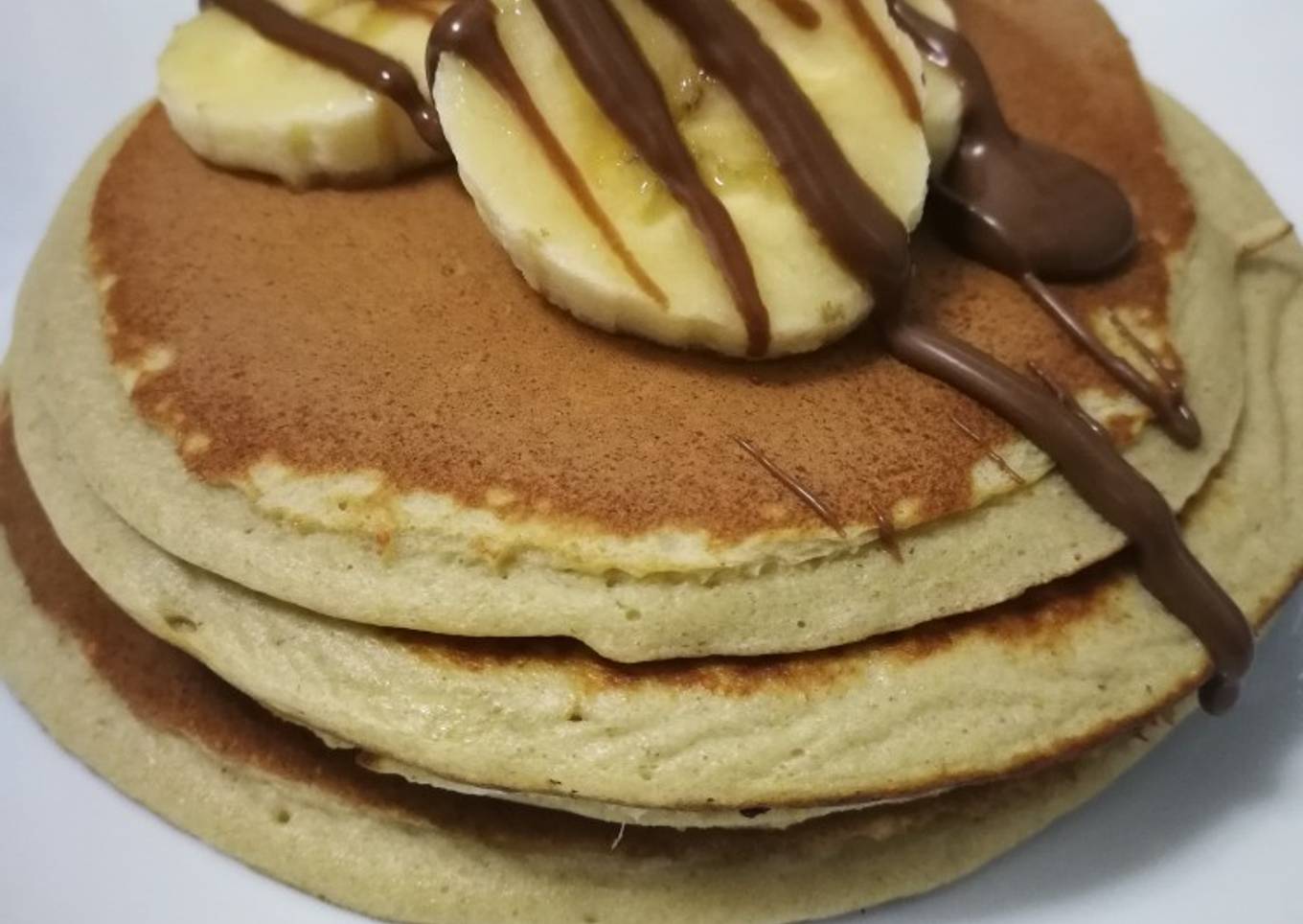 Tortitas de avena y plátano