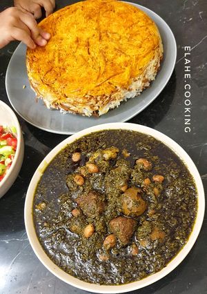 عکسی از دستور قرمه سبزی