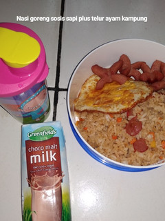 Foto resep Nasi goreng sosis