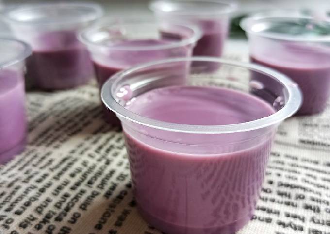 Resep Taro Silky Puding yang Bikin Ngiler