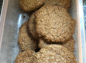 Una foto de Galletas de avena y mantequilla de maní