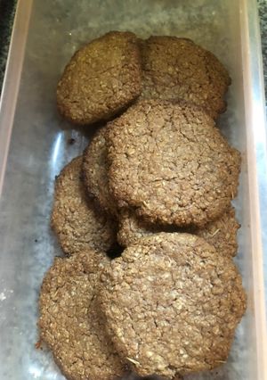Una foto de Galletas de avena y mantequilla de maní