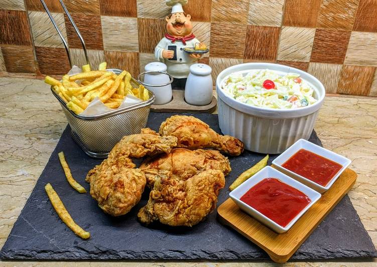 Simple Way to Prepare Super Quick Homemade Crispy Fried Chicken