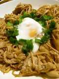 Sukiyaki-Style Pork and Enoki Mushrooms