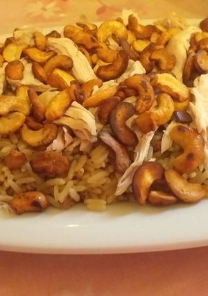 صورة لوصفة تطبيقة رز مع الدجاج