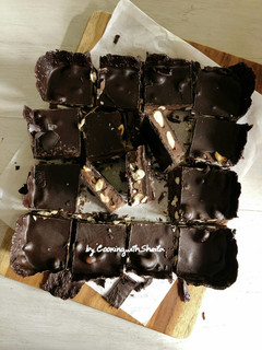 Foto resep Cashew Nutella Chocolate Bars