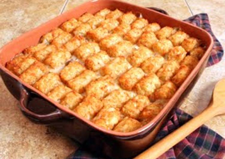 Easiest Way to Make Ultimate Tuna Tater Tot Casserole