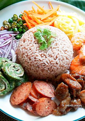 รูปของ ข้าวคลุกกะปิ